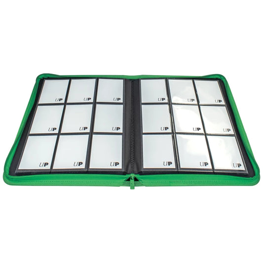 Ultra PRO Zippered PRO-Binder 9-Pocket – Grün (360 Karten)