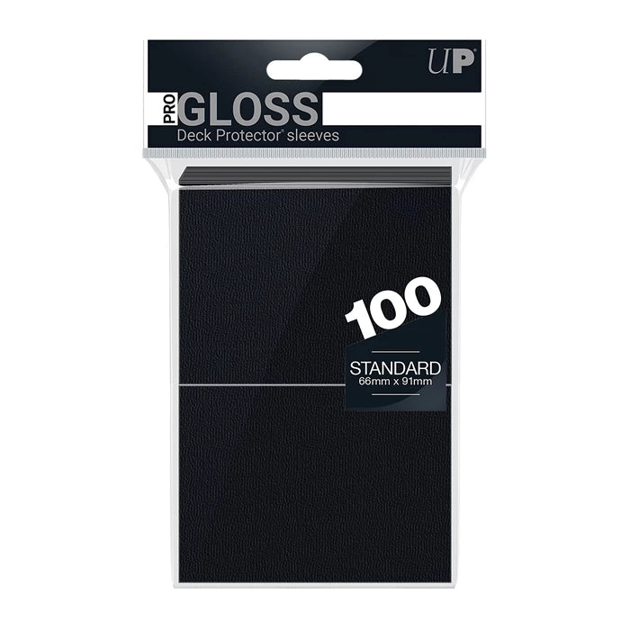 Ultra PRO Deck Protectors Pretas (100 sleeves) – Tamanho standard