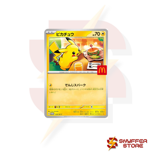 2025 McDonald’s Pokémon Promo Pack – Japanese Exclusive – Includes Pikachu 020/MP