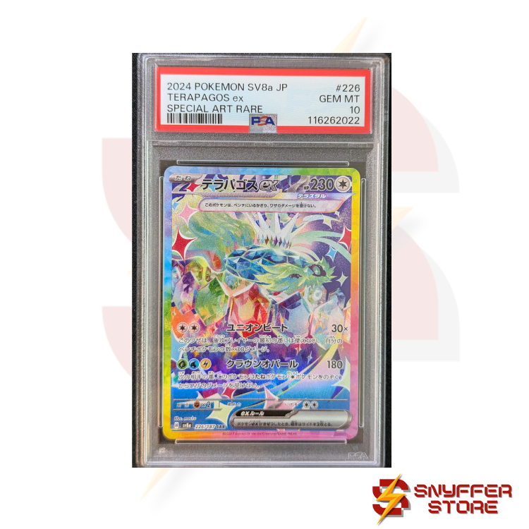 PSA 10 Terapagos ex 226/187 SAR Terastal Festival sv8a