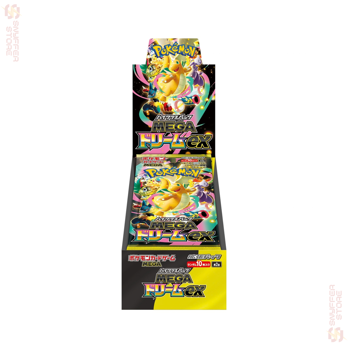 Mega Dream ex M2a Japanese Booster Box Open Display