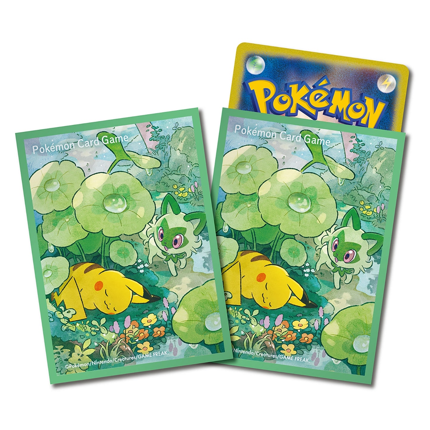 Pokémon Center Japan Sleeves – Pikachu and Sprigatito