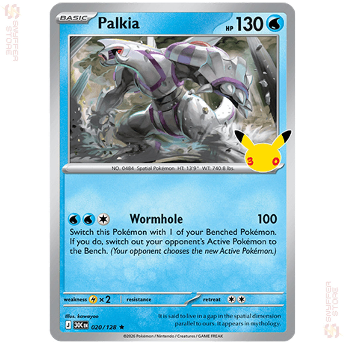 Palkia 020/128 – 30th Celebration (30C) – English