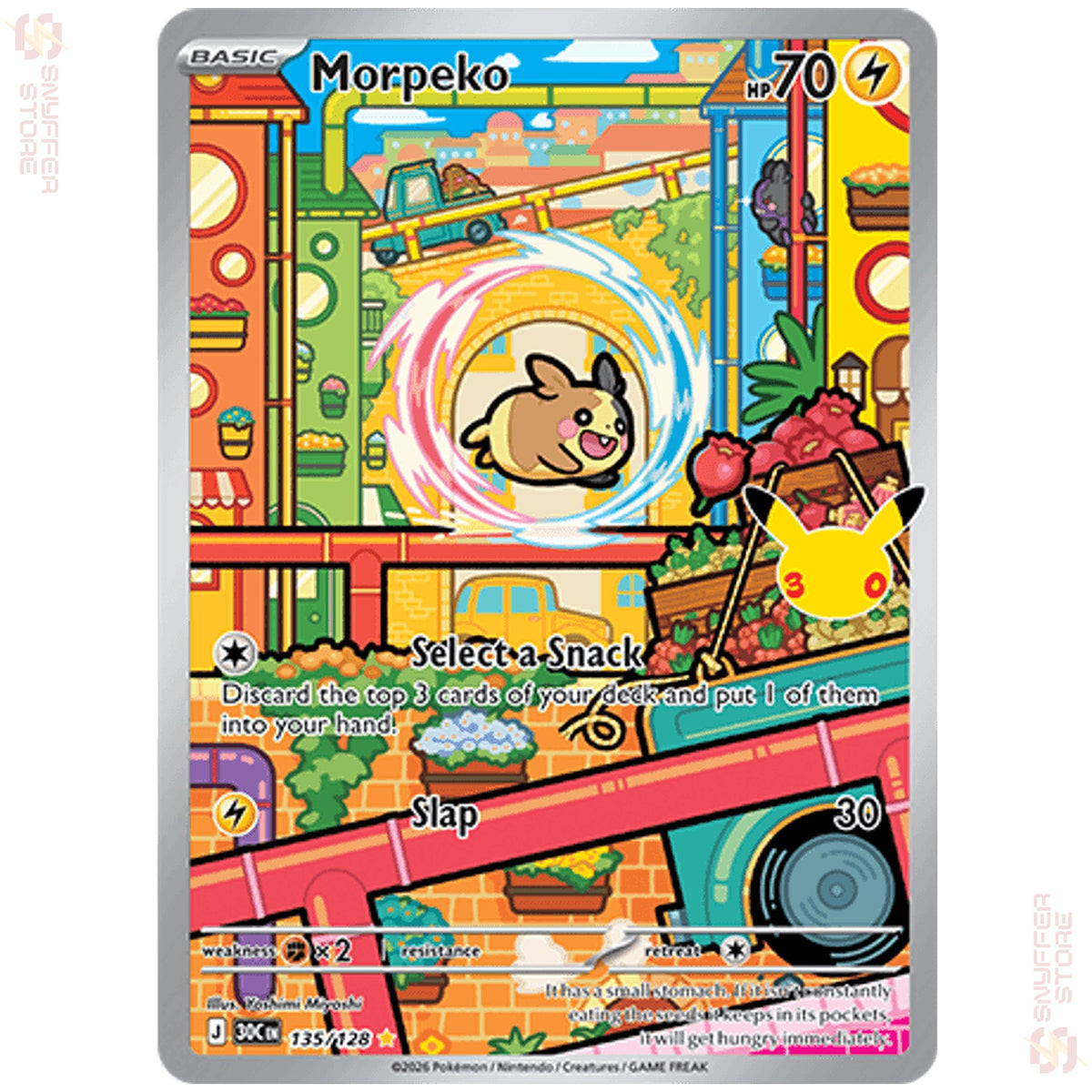 Morpeko 135/128 – 30th Celebration (30C) – English