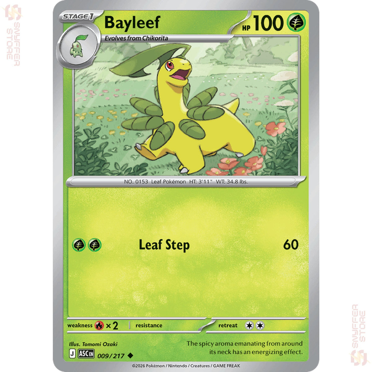 Bayleef 009/217 – Ascended Heroes (ASC) – English