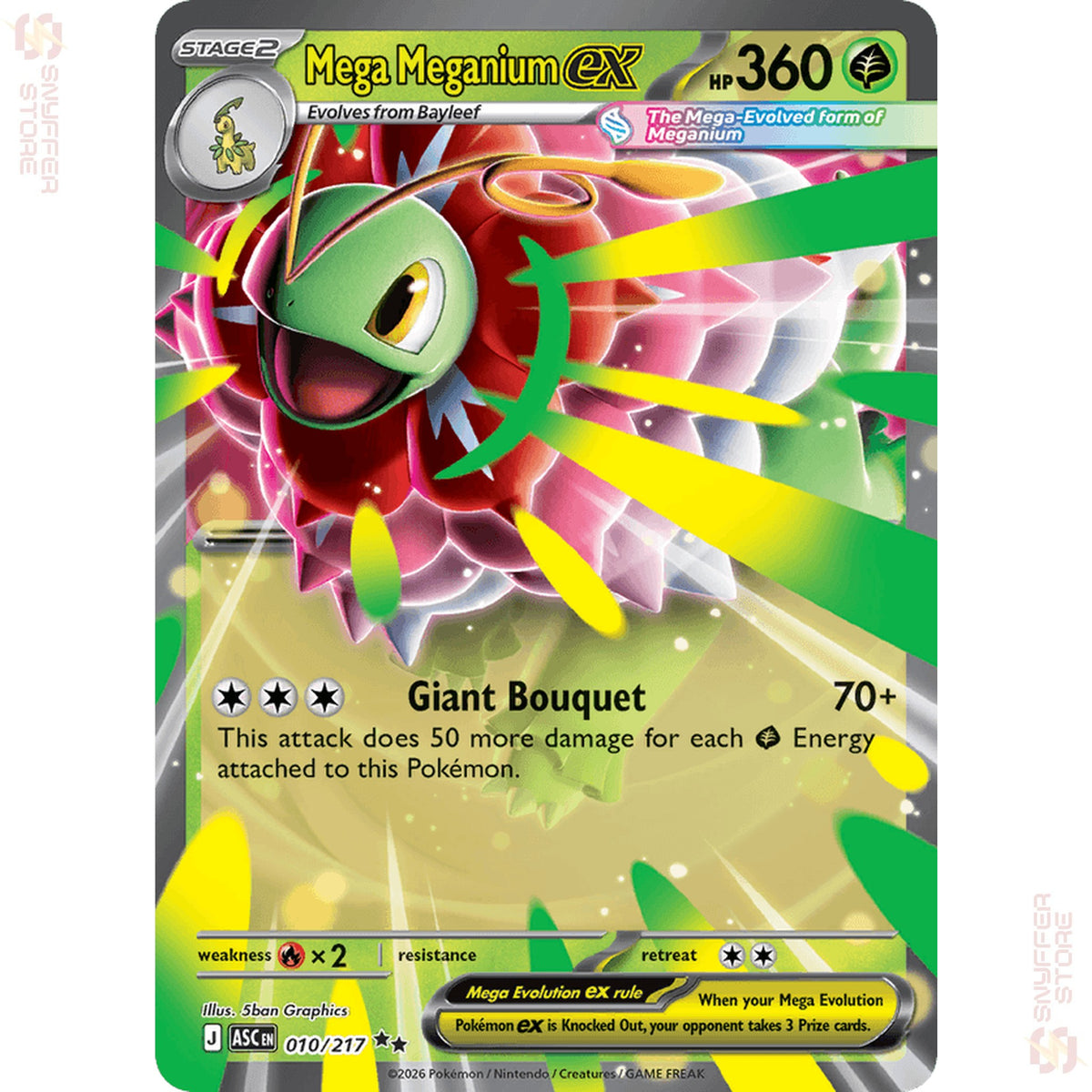 Mega Meganium ex 010/217 – Ascended Heroes (ASC) – English