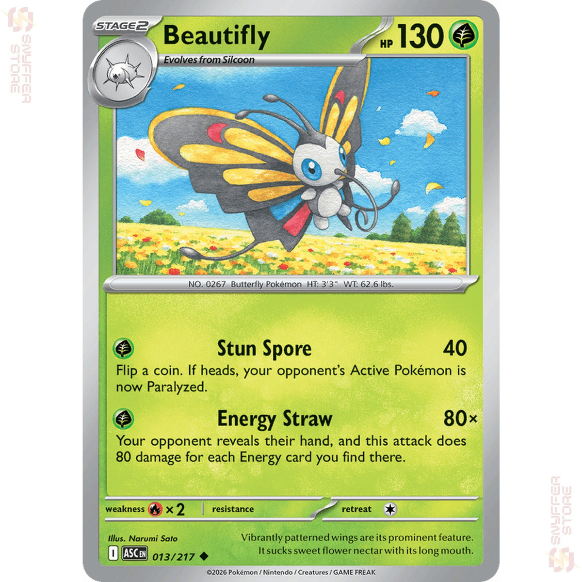 Beautifly 013/217 – Ascended Heroes (ASC) – English