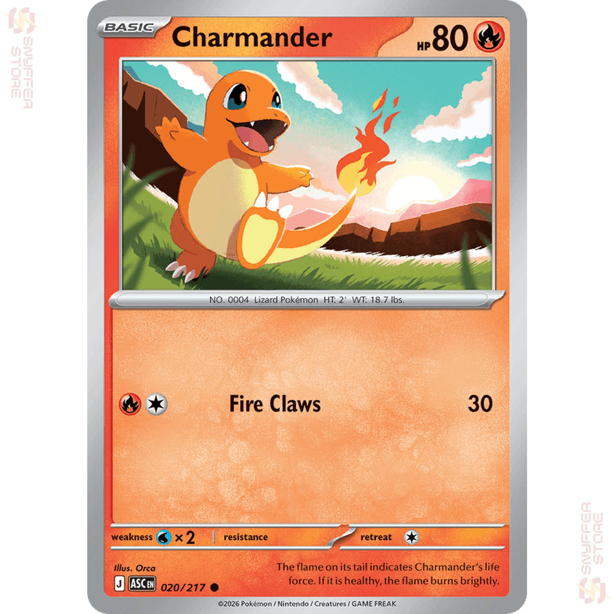 Charmander 020/217 – Ascended Heroes (ASC) – English