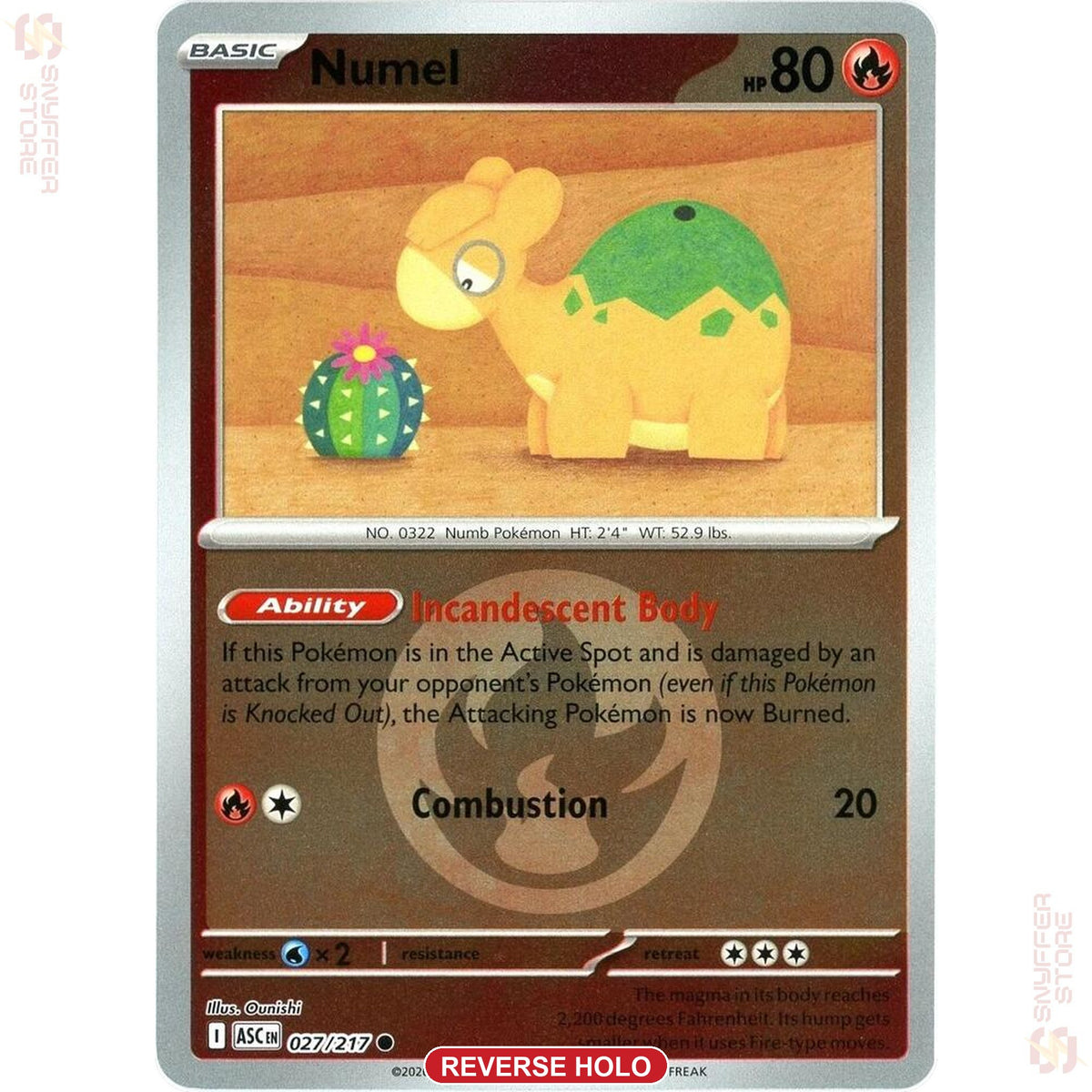 Numel 027/217 — ASC Energy reverse holo (English)