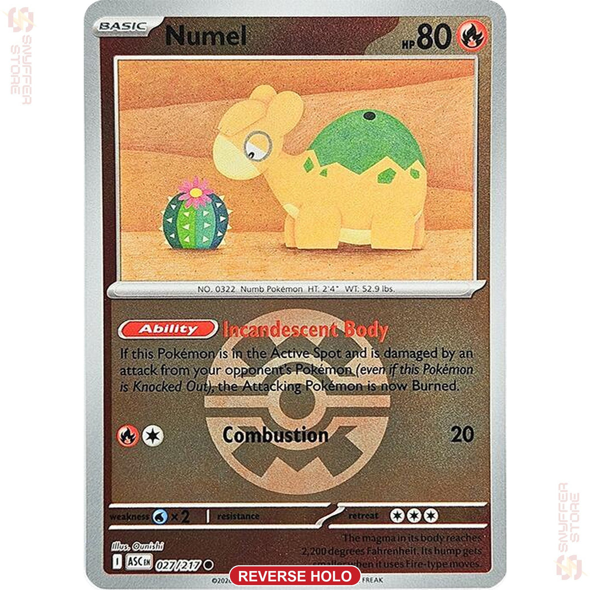 Numel 027/217 — ASC Quick Ball reverse holo (English)