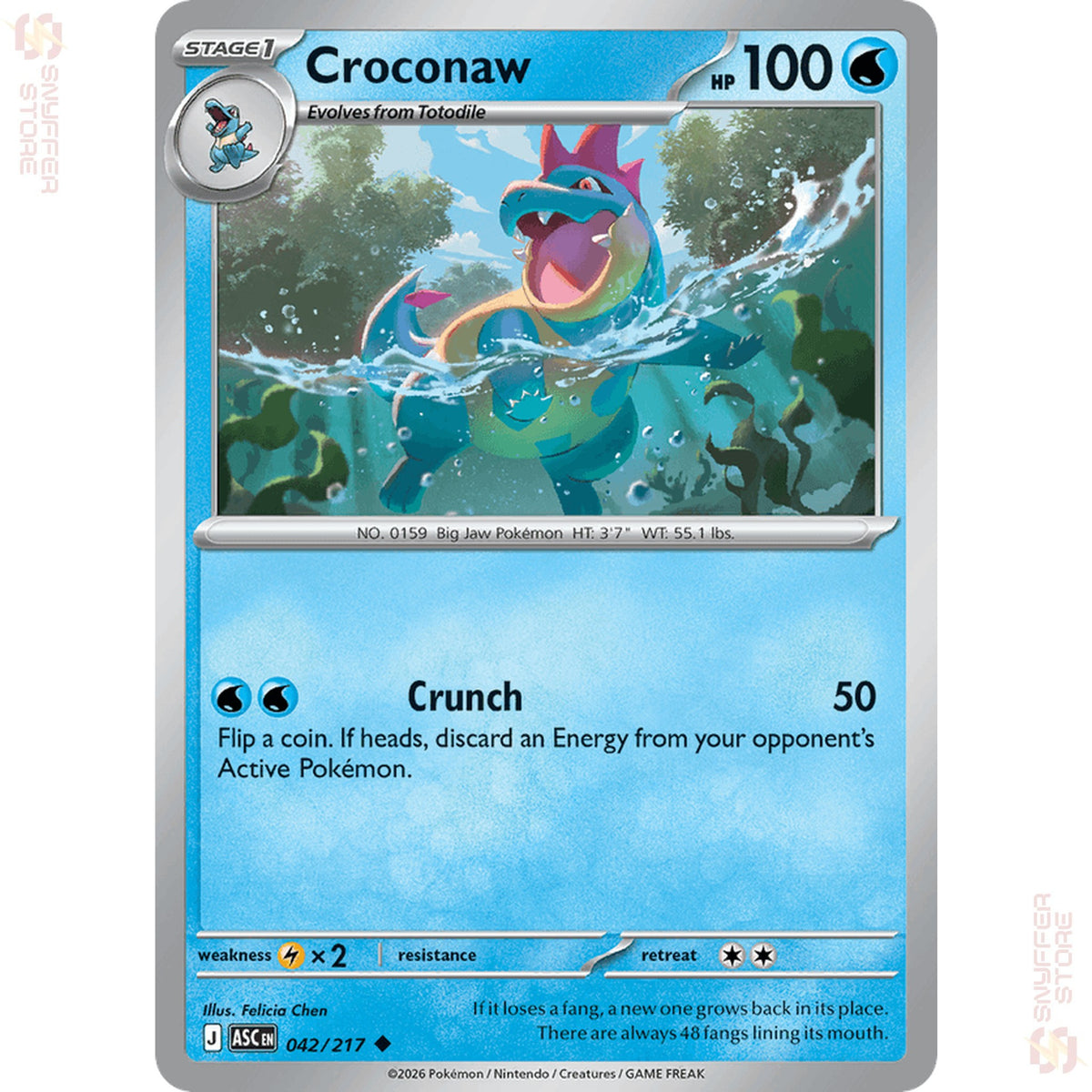 Croconaw 042/217 – Ascended Heroes (ASC) – English