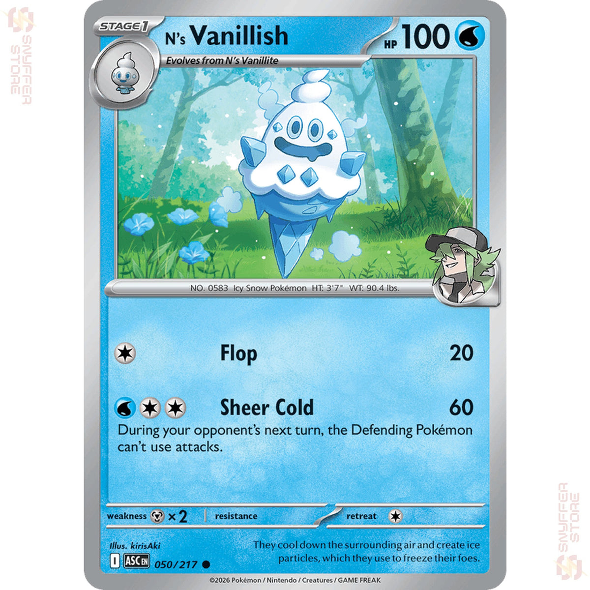 N's Vanillish 050/217 – Ascended Heroes (ASC) – English