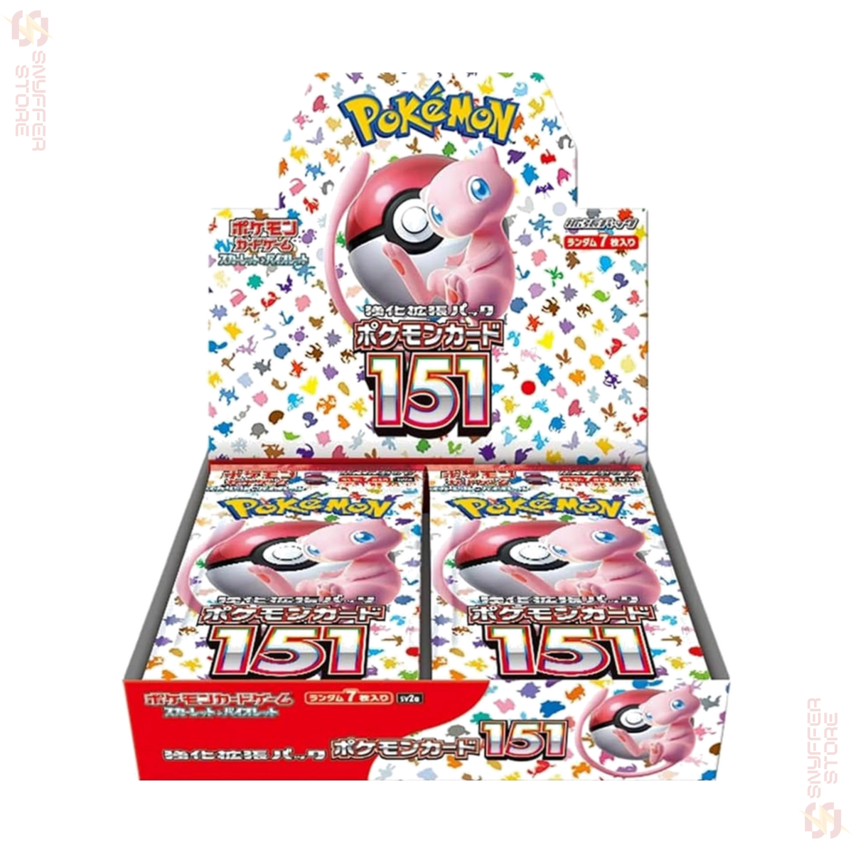 151 SV2a Japanese Booster Box Open Display