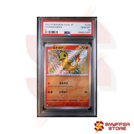 PSA 10 Charmander Shiny treasures EX (sv4a) 210/190 *JP*