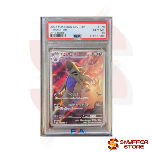 PSA 10 Tyranitar 079/071 AR Clay Burst sv2d