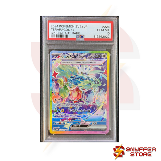PSA 10 Terapagos ex 226/187 SAR Terastal Festival sv8a