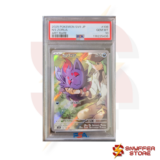 PSA 10 N’s Zorua 108/100 AR – Battle Partners sv9
