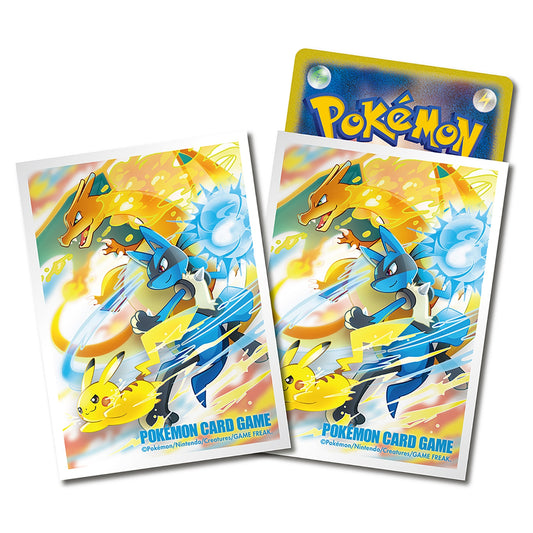 Pokémon Center Japan Sleeves – Pikachu, Charizard and Lucario