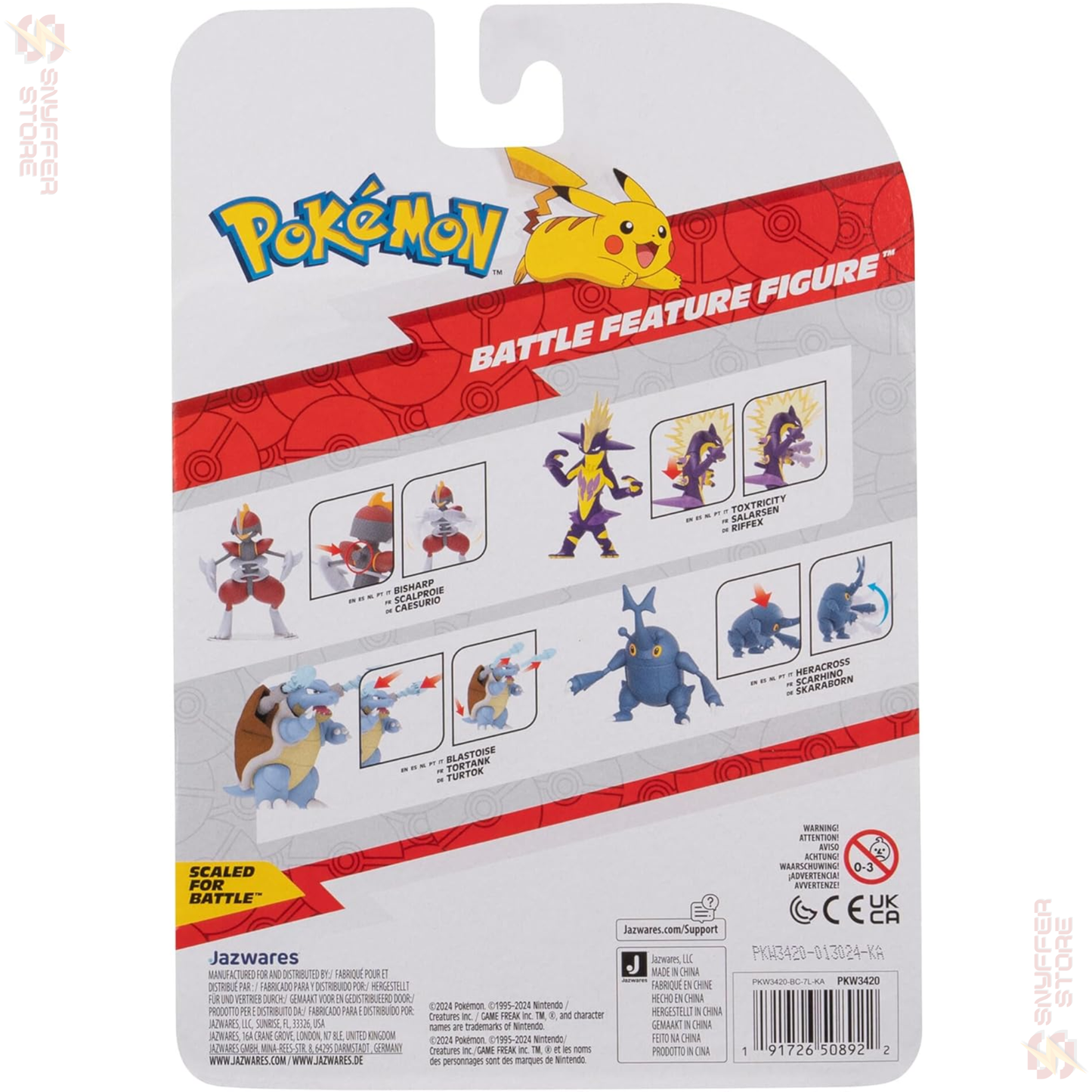 Pokémon Battle Feature Figur – Heracross (PKW3420) – 11,5 cm