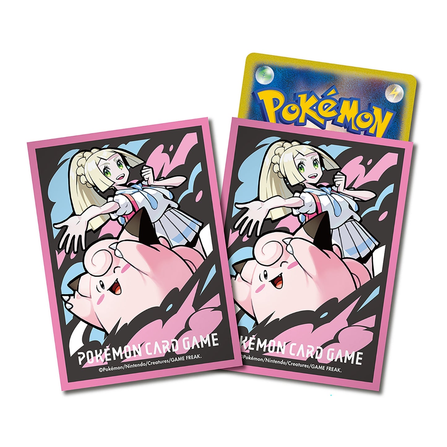 Pokemon center Japan sleeves - Lillie and Clefairy