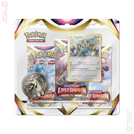 Pokémon TCG Lost Origin 3-Pack Blister – English (Regigigas Promo)