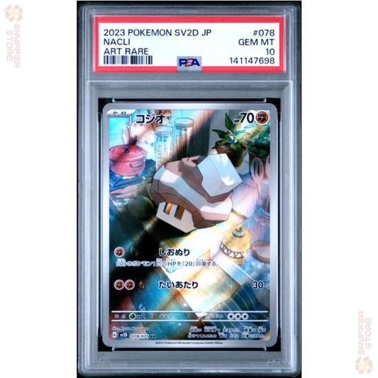 Nacli – Art Rare 078/071 PSA 10 GEM MINT | Clay Burst (SV2D) | Japanese Pokémon Card 2023