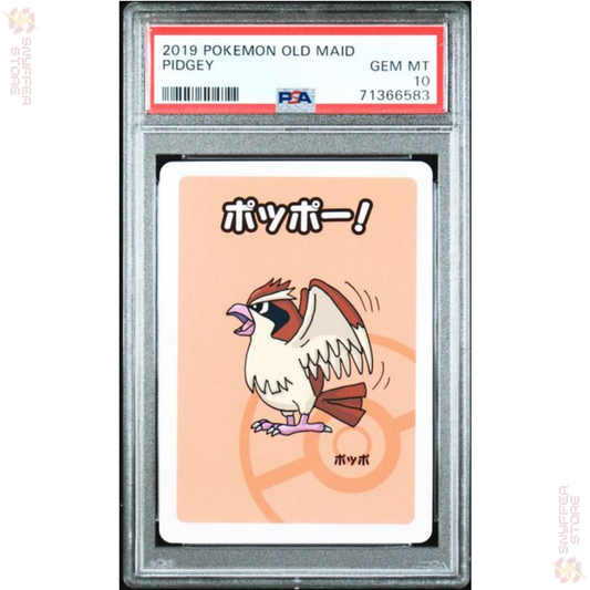 Pidgey – PSA 10 GEM MINT | 2019 Pokémon Old Maid (Babanuki) | Japanese Joker Card | Non-TCG Collectible