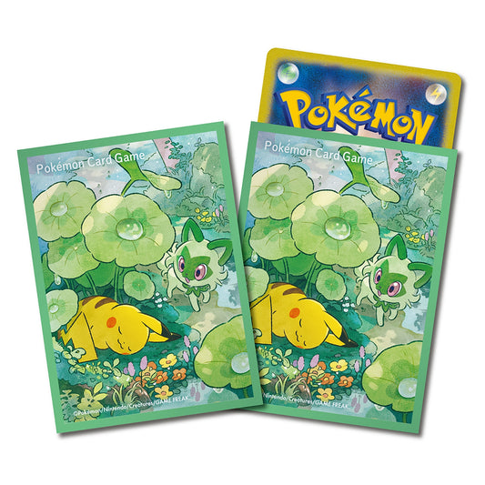 Pokémon Center Japan Sleeves – Pikachu and Sprigatito