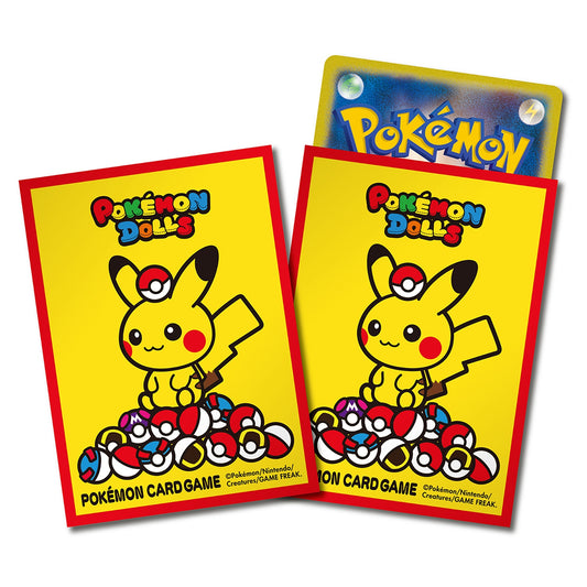 Pokémon Center Japan Sleeves – Pikachu & Poké Balls