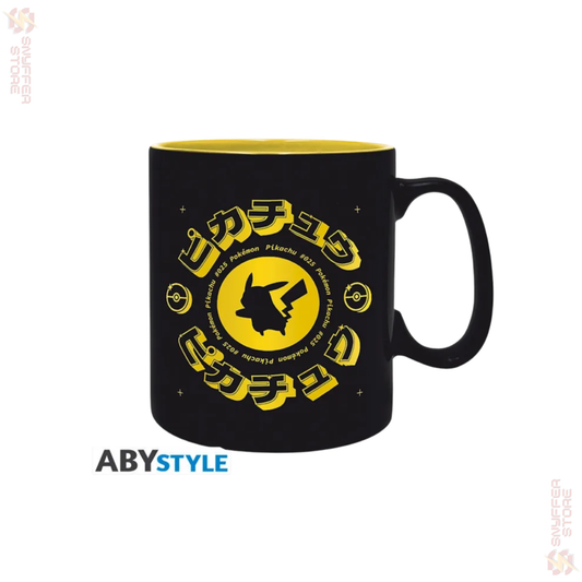 Abysse | Pokémon Pikachu Mug - Black Icon 460ml