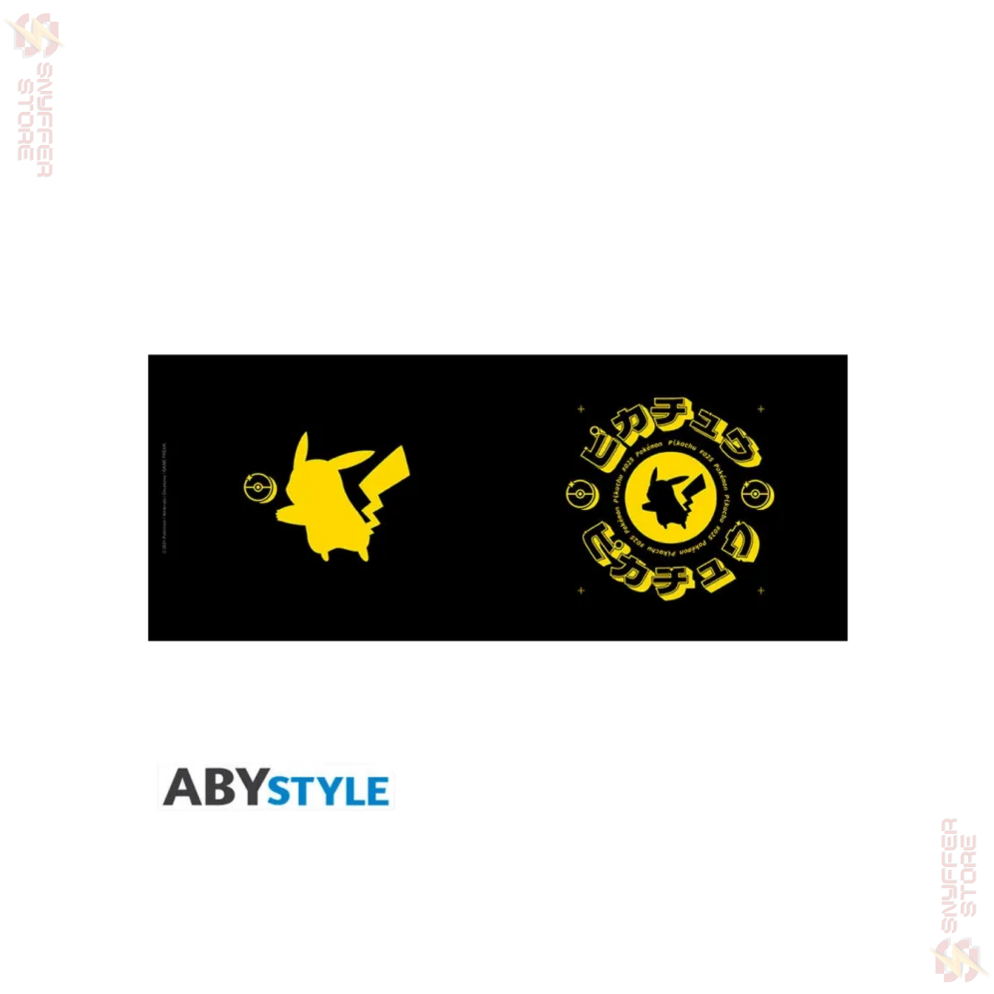 Abysse | Pokémon Pikachu Mug - Black Icon 460ml