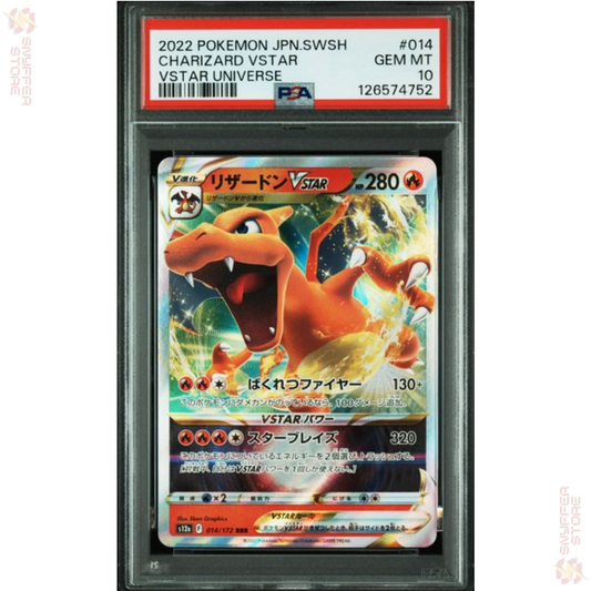 PSA 10 Glurak VSTAR – Star Birth S9 015/100 RRR (Japanisch)
