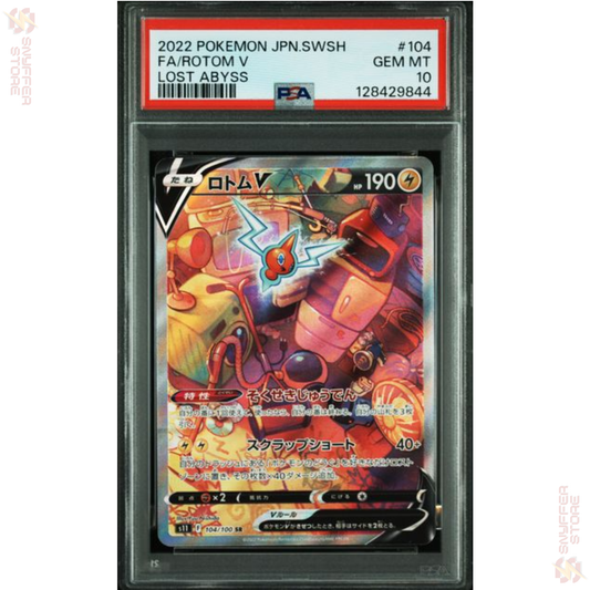PSA 10 Rotom V – Lost Abyss S11 104/100 SR (Japanisch)