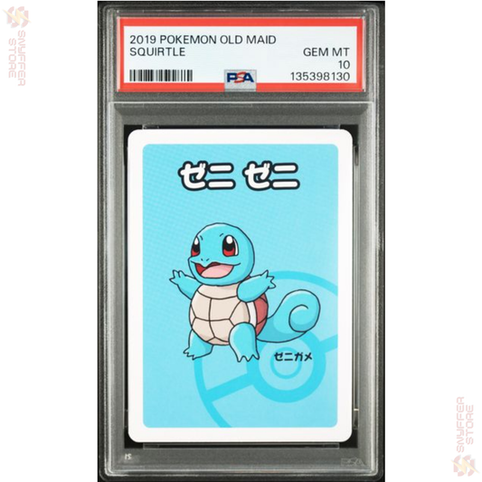 Squirtle – PSA 10 GEM MINT | 2019 Pokémon Old Maid (Babanuki) | Japanese Pair Card | Non-TCG Collectible