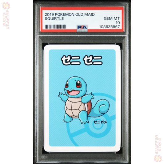 Squirtle – PSA 10 GEM MINT | 2019 Pokémon Old Maid (Babanuki) | Japanese Pair Card | Non-TCG Collectible