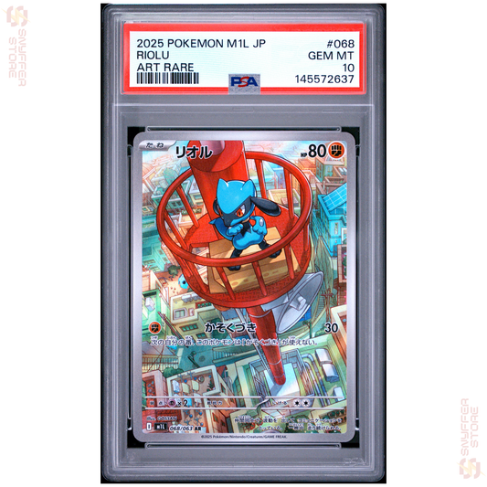 Riolu 068/063 – Japanese Mega Brave – PSA 10 – Cert 145572637
