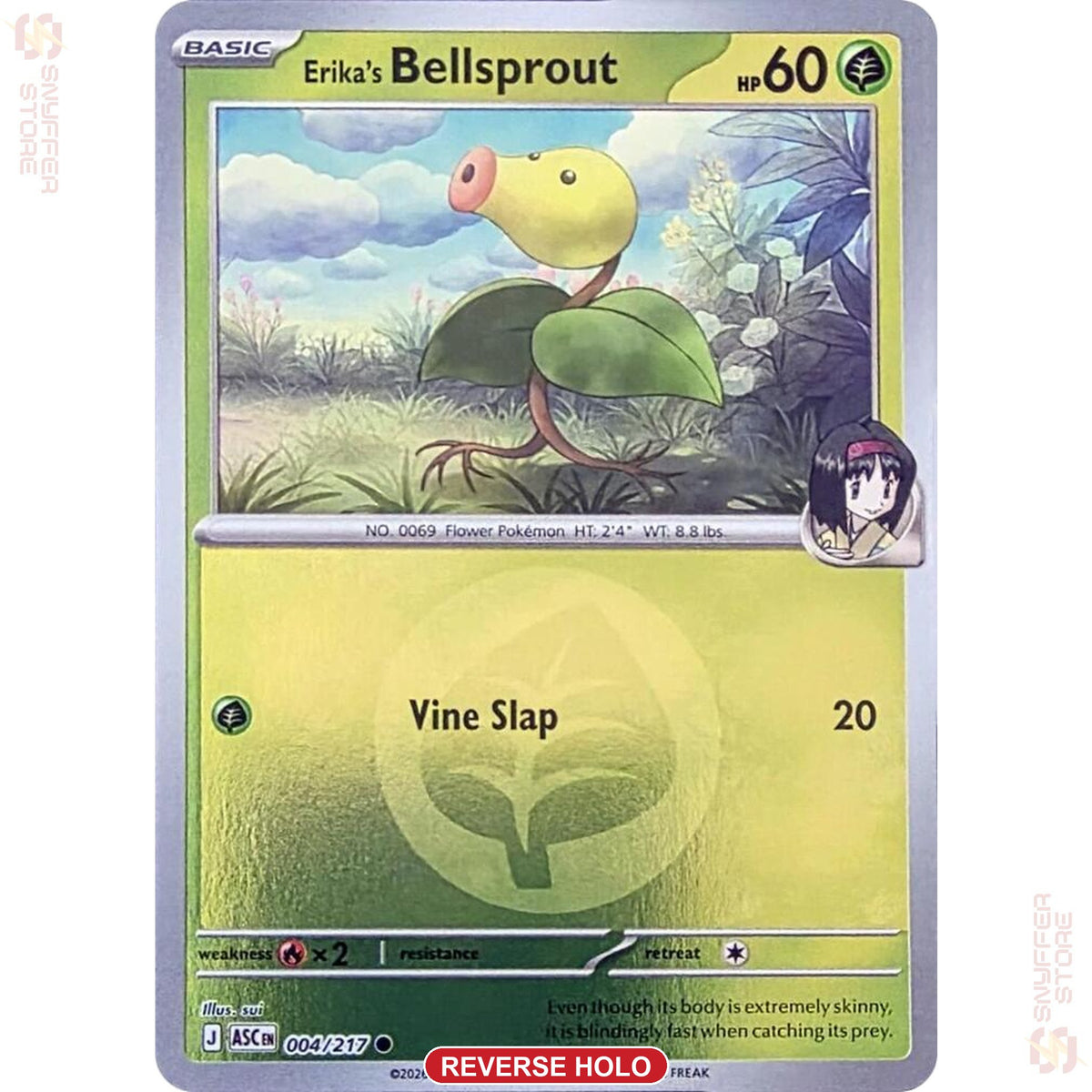 Erika's Bellsprout 004/217 Energy reverse holo – Ascended Heroes (ASC) – English