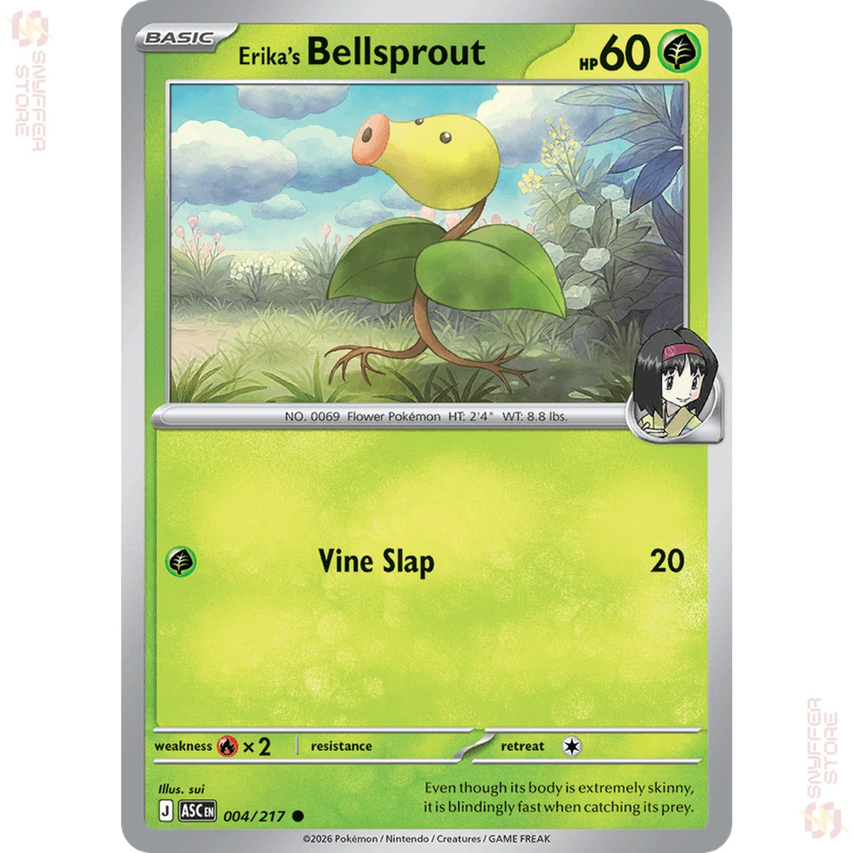 Erika's Bellsprout 004/217 – Ascended Heroes (ASC) – English