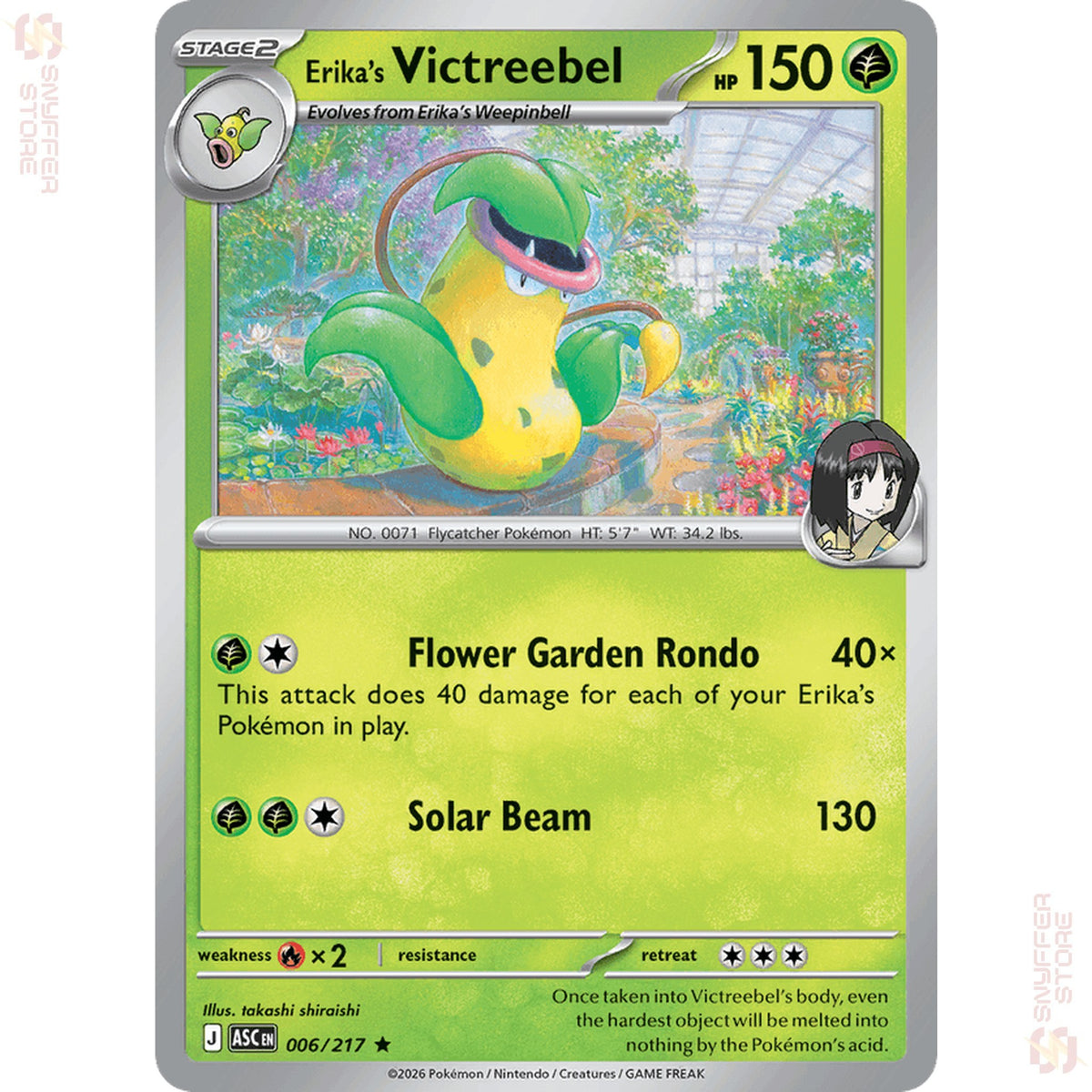 Erika's Victreebel 006/217 – Ascended Heroes (ASC) – English