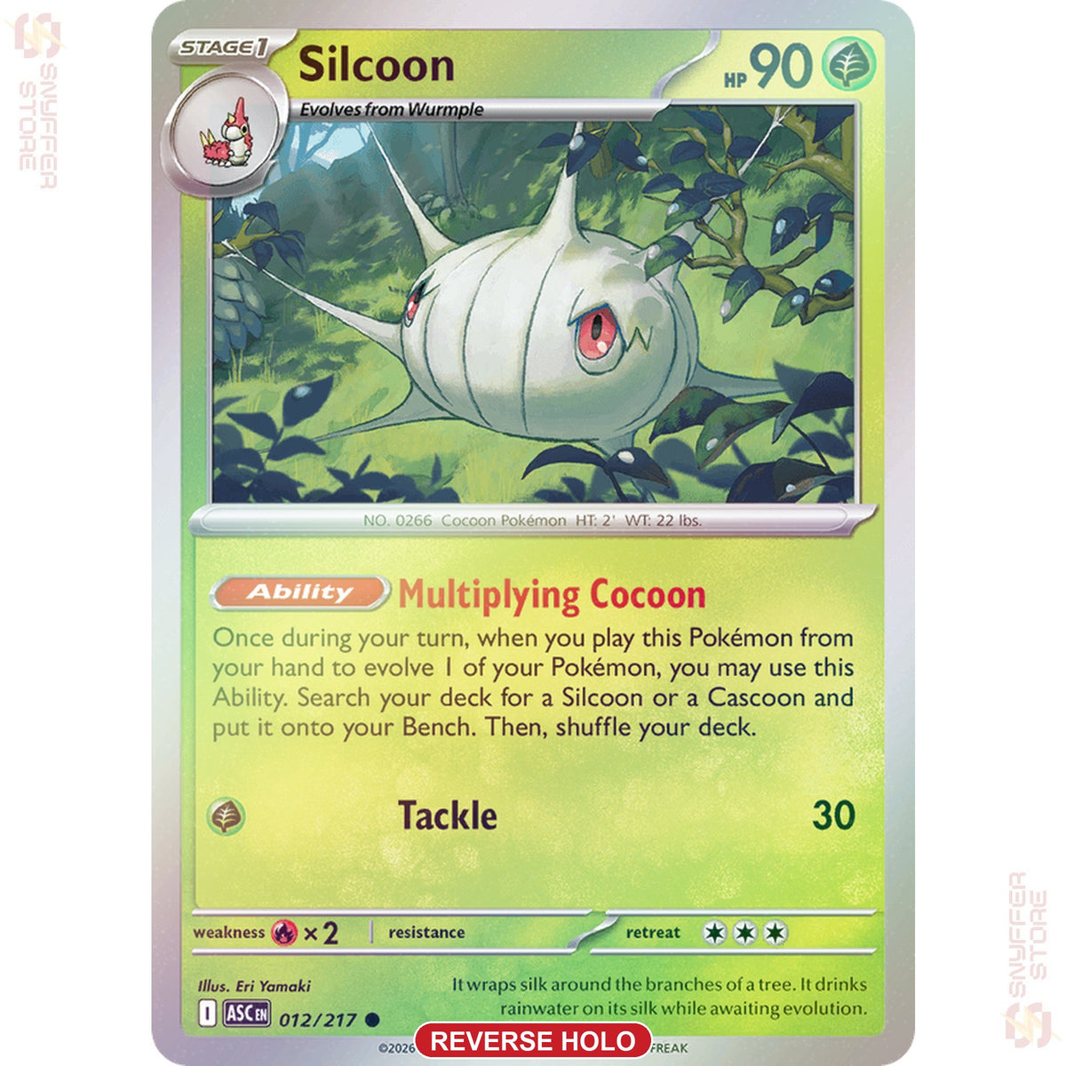 Silcoon 012/217 Energy reverse holo – Ascended Heroes (ASC) – English