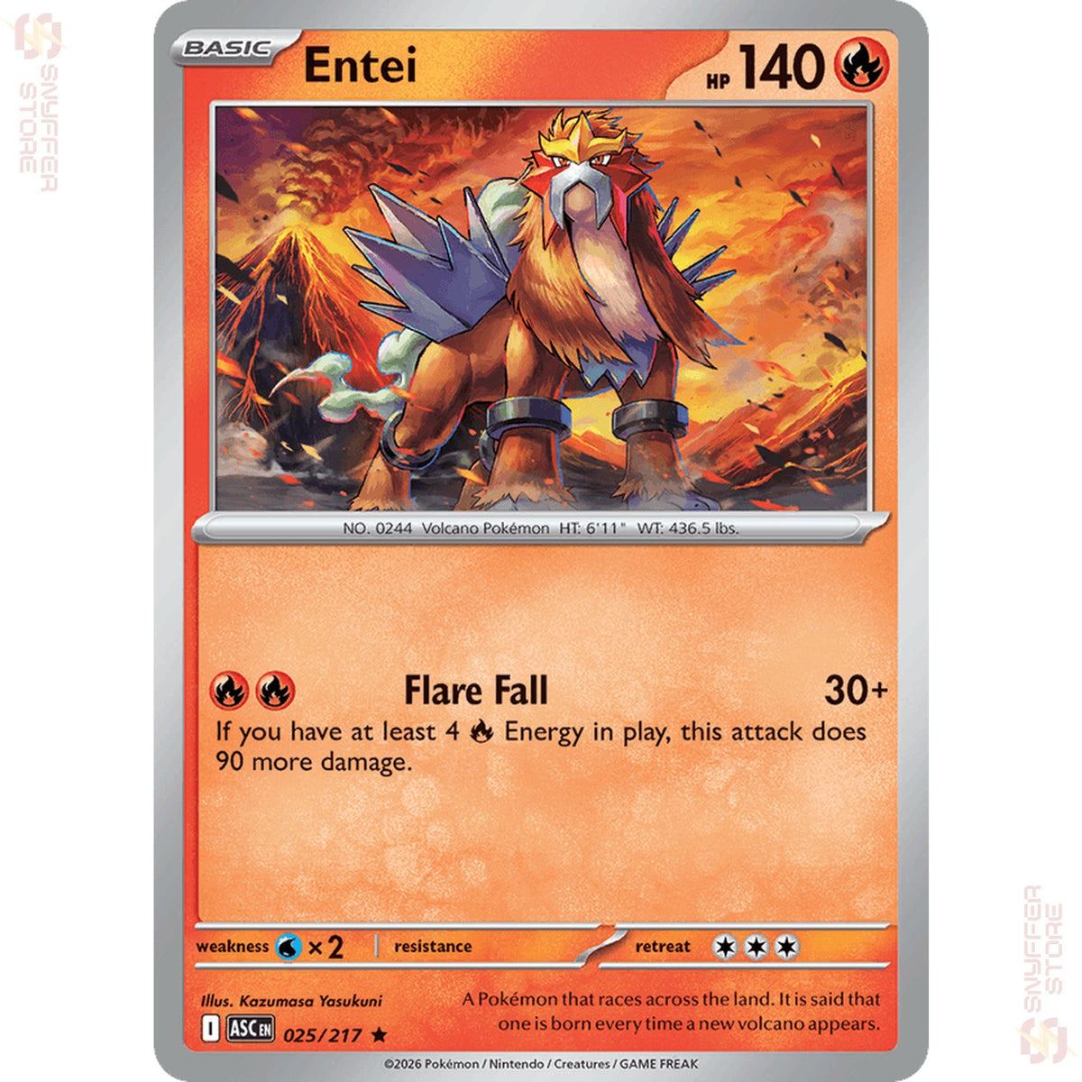 Entei 025/217 – Ascended Heroes (ASC) – English
