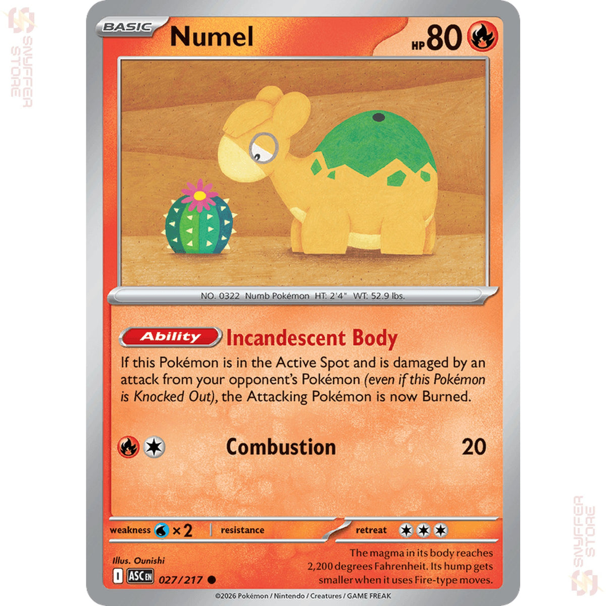 Numel 027/217 – Ascended Heroes (ASC) – English