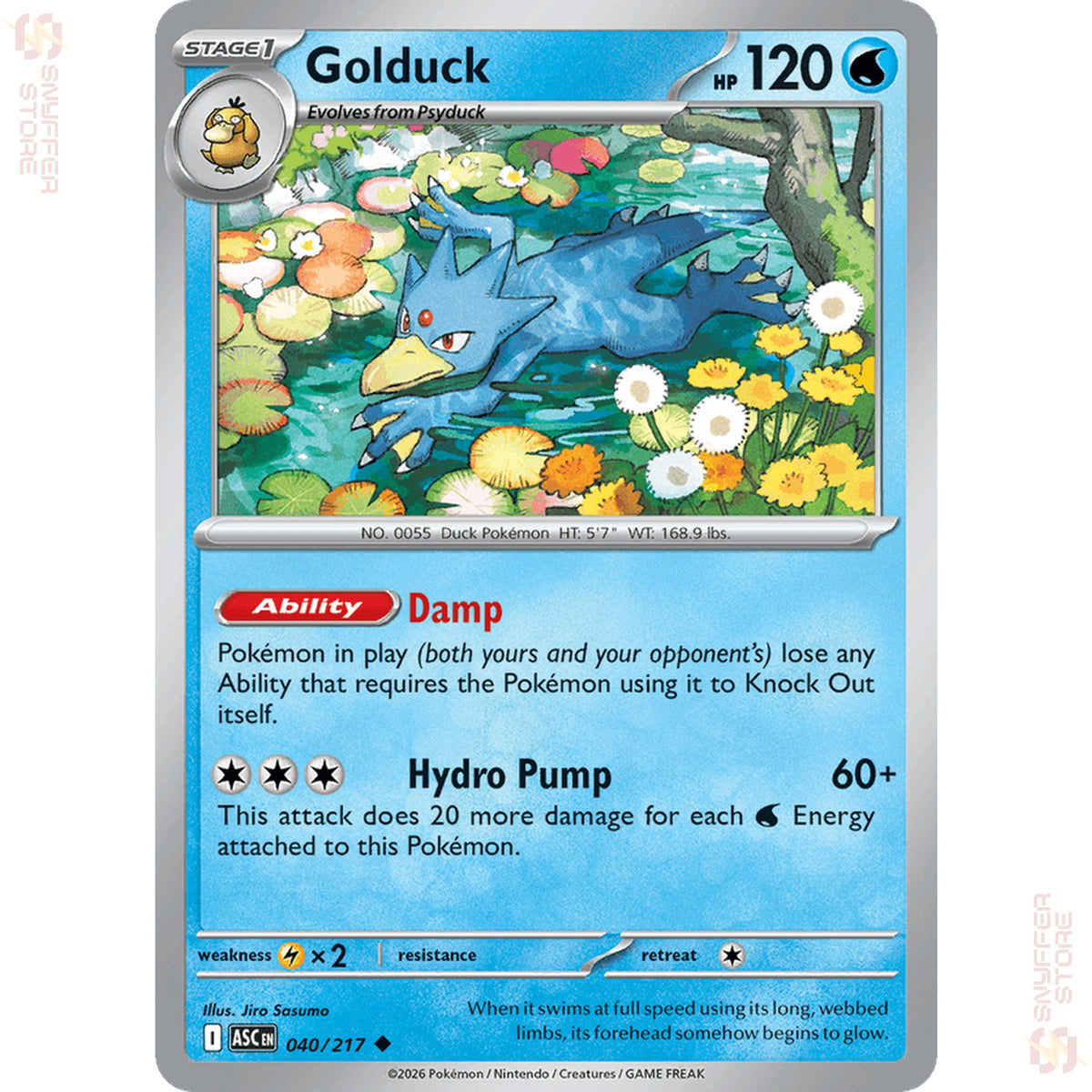 Golduck 040/217 – Ascended Heroes (ASC) – English