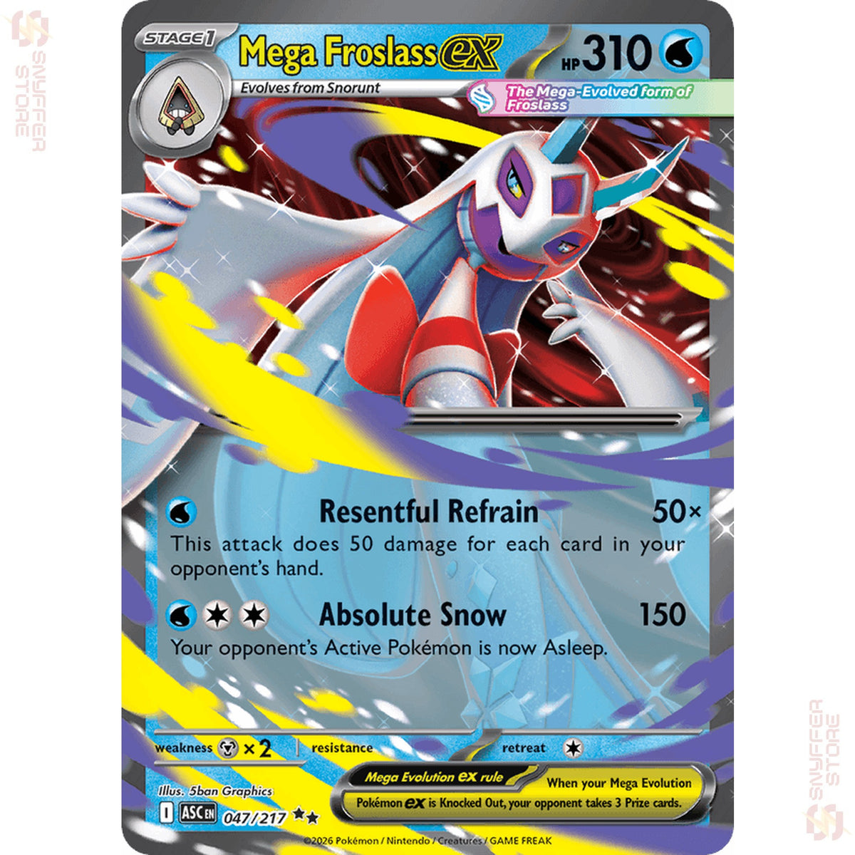 Mega Froslass ex 047/217 – Ascended Heroes (ASC) – English
