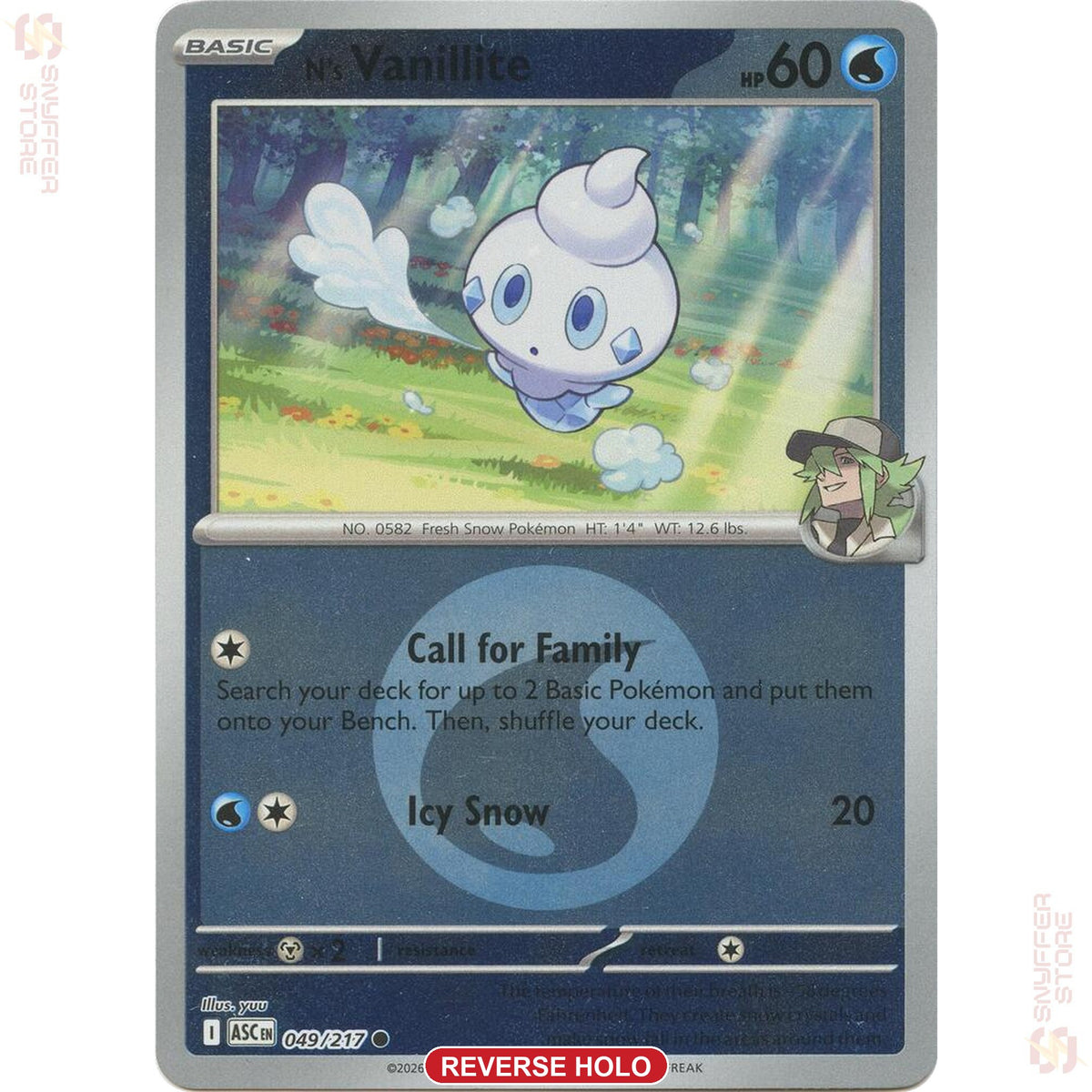 N's Vanillite 049/217 — ASC Energy reverse holo (English)