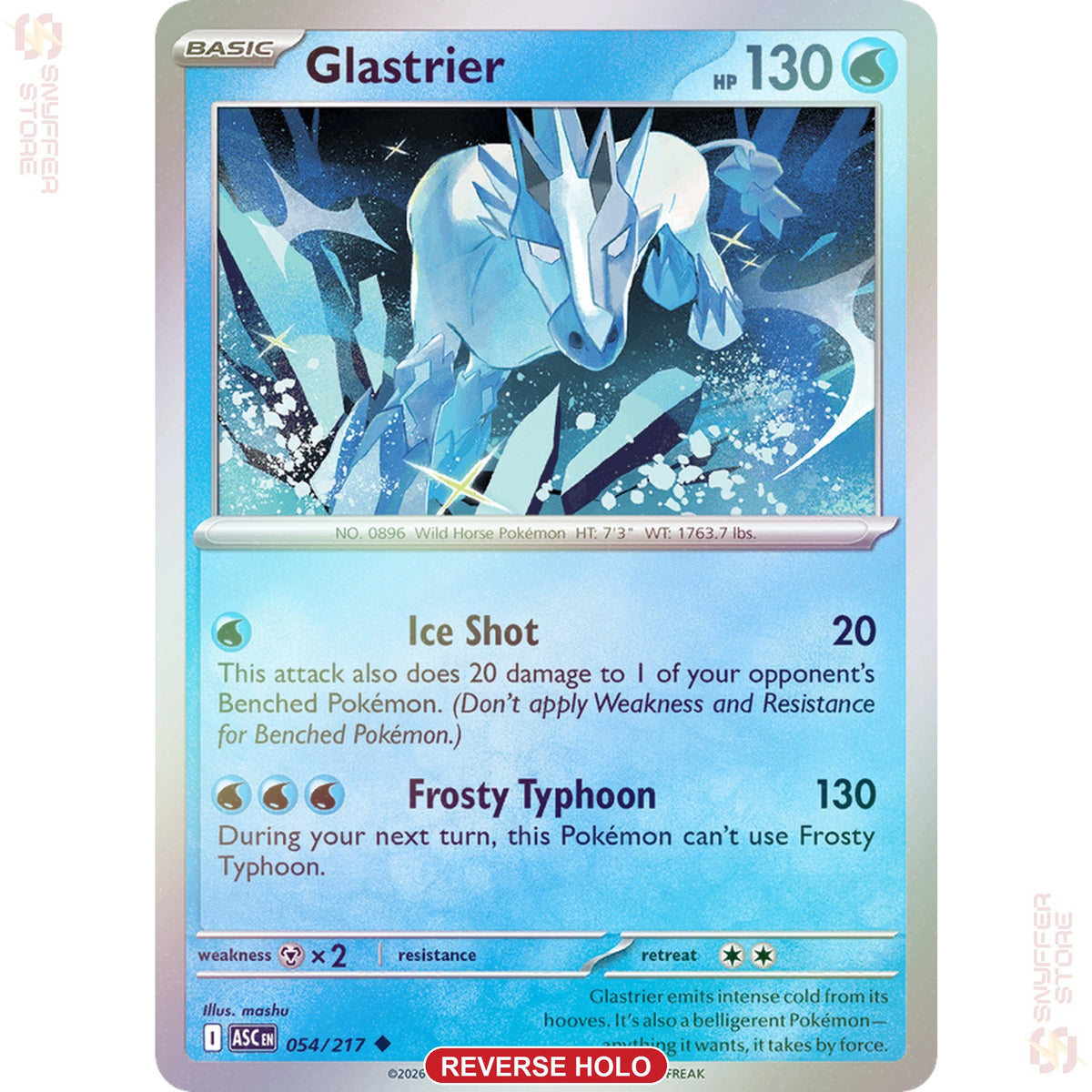 Glastrier 054/217 — ASC Energy reverse holo (English)