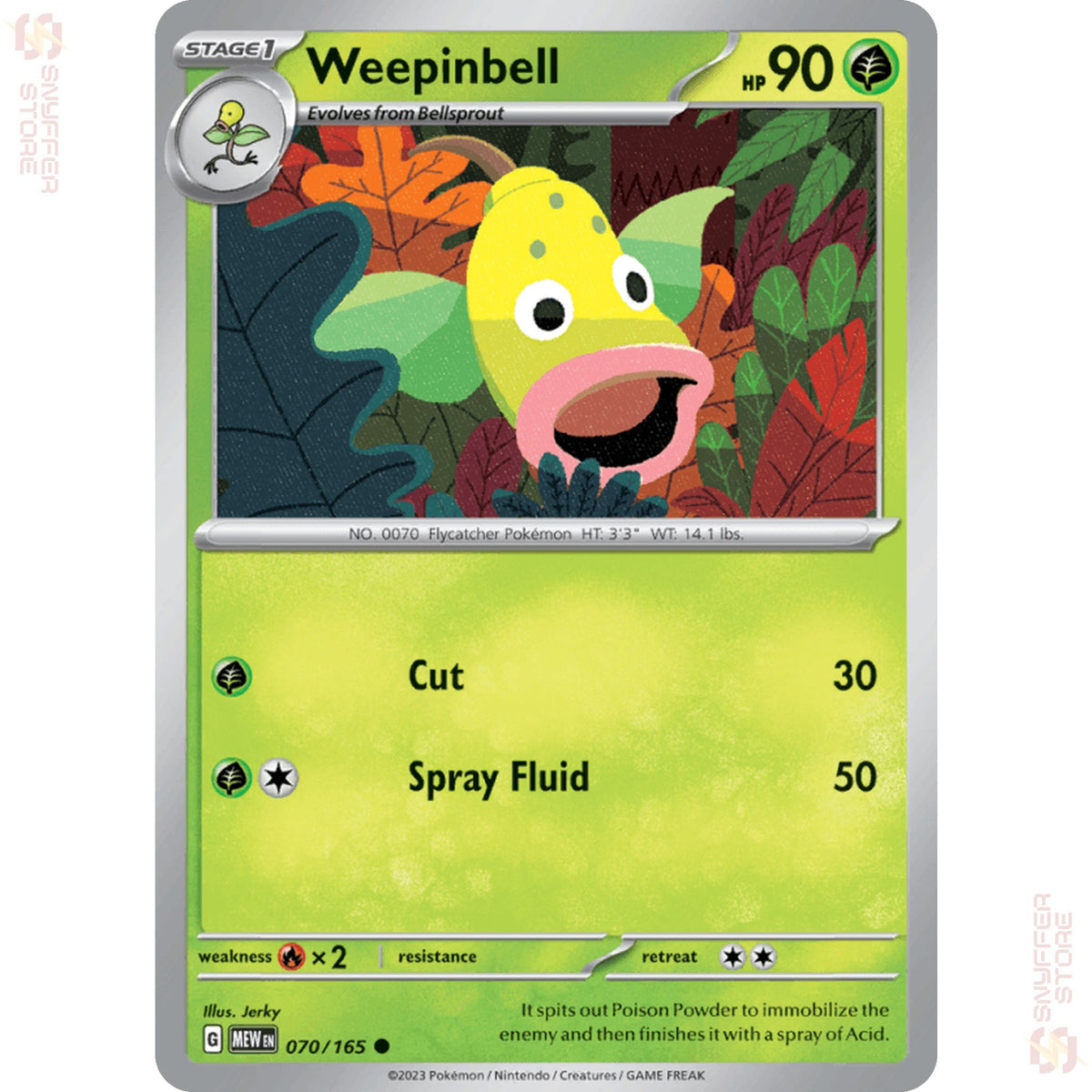 Weepinbell 070/165 – 151 (MEW) – English